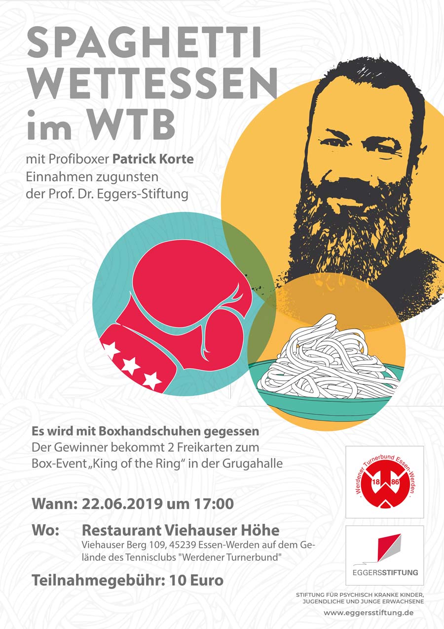 Spaghetti-Wettessen zugunsten der Prof. Dr. Eggers-Stiftung Spaghetti-Wettessen zugunsten der Prof. Dr. Eggers-Stiftung